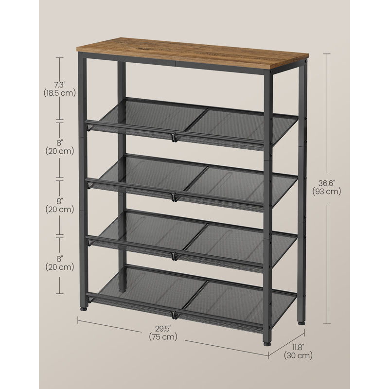 15 Pair Shoe Rack
