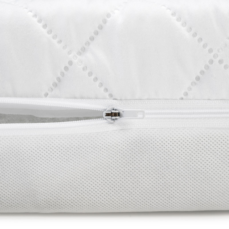 Turin Cot Bed with Mattress, Pebble