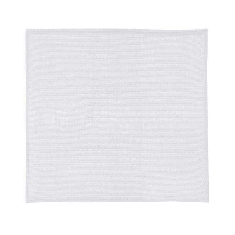 Broadway Cotton Waffle Dish Cloth Kitchen Towel, White