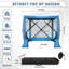 Pièce de moustiquaire 6 pi x 6 pi avec moustiquaire, auvent moustiquaire pour tente Hub avec sac de transport et piquets de sol-105122751
