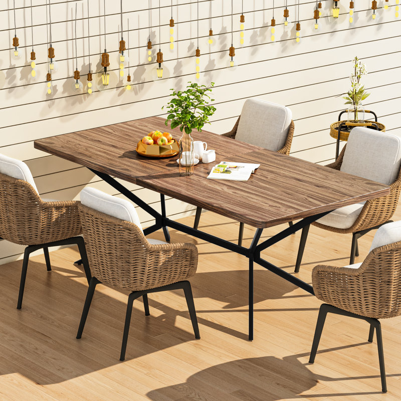 Kuanysh Metal Base Dining Table