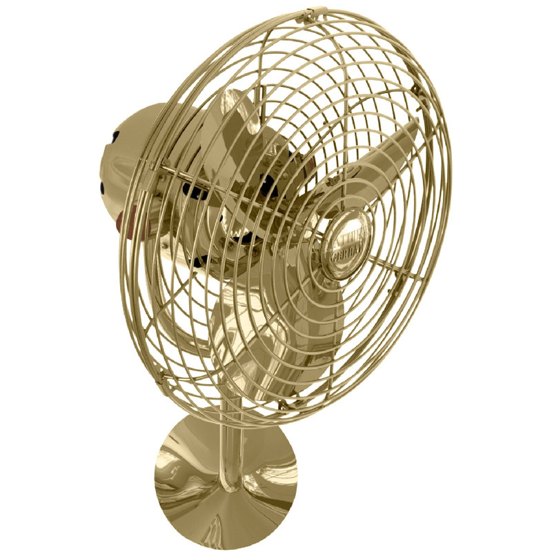 Ventilateur mural 20 "Matthews Fan Company, Laiton poli