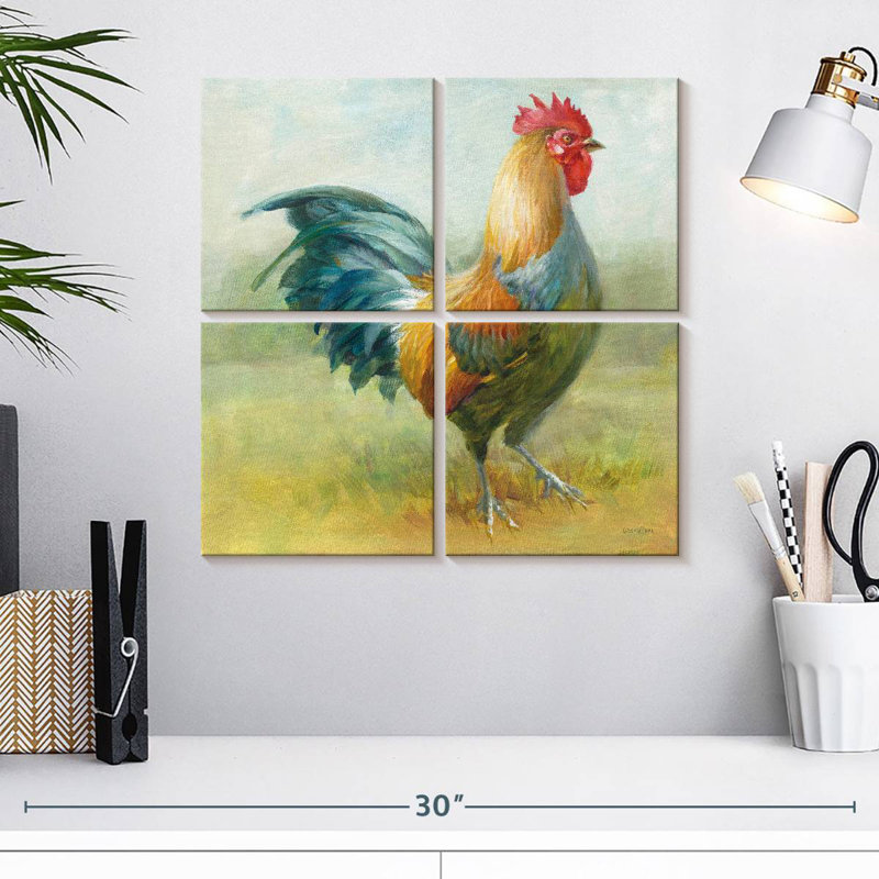 Brampt Noble Rooster IV, 18" H x 18" W