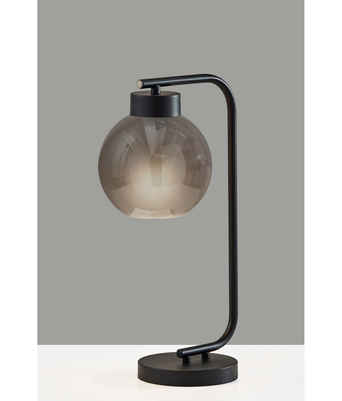 Atticus Table Lamp, Black, Matte Black
