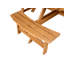 Picnic Table with Benches CAPARCOTTA Fir Wood Light Brown