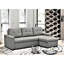 Canapé-lit modulaire convertible en forme de L convertible, meubles d'appoint élégants, canapé-lit escamotable pour petits espaces et salons, gris-131519696