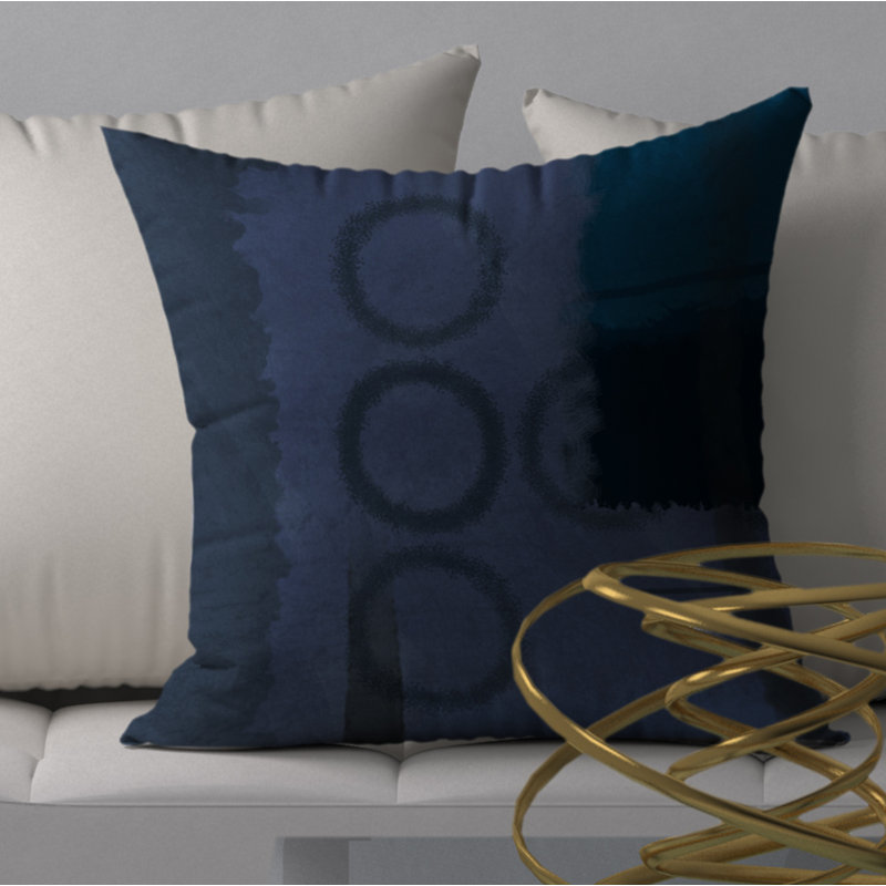 Housse de coussin décoratif carrée scintillante, H 18 po x l 18 po