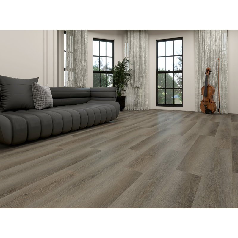 CHÊNE CLAIR MONTCLAIR 6,5MM 22MIL X 7 "X 48" CLIC, Chêne Barry