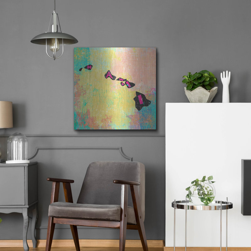 «Hawaii» par Art Licensing Studio, art mural, H 24 po x l 24 po