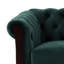 Canapé Chesterfield 2 places rembourré en velours-32696672