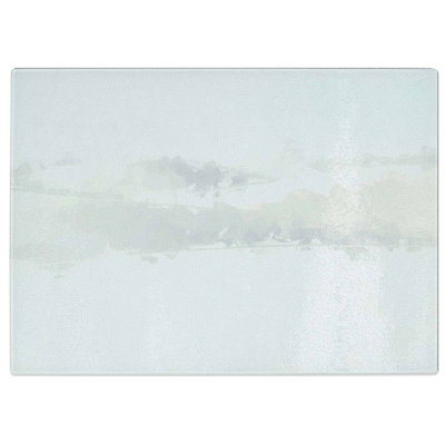 Tempered Glass White Sands in New Mexico in Abstract Chopping Board