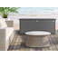 Coffre de terrasse en métal galvanisé avec serrure et vérin hydraulique à fermeture en douceur et à fermeture en douceur L 71,25 po x l 31,1 po x H 27,9 po Bioorts LeisureTime 210-94848103