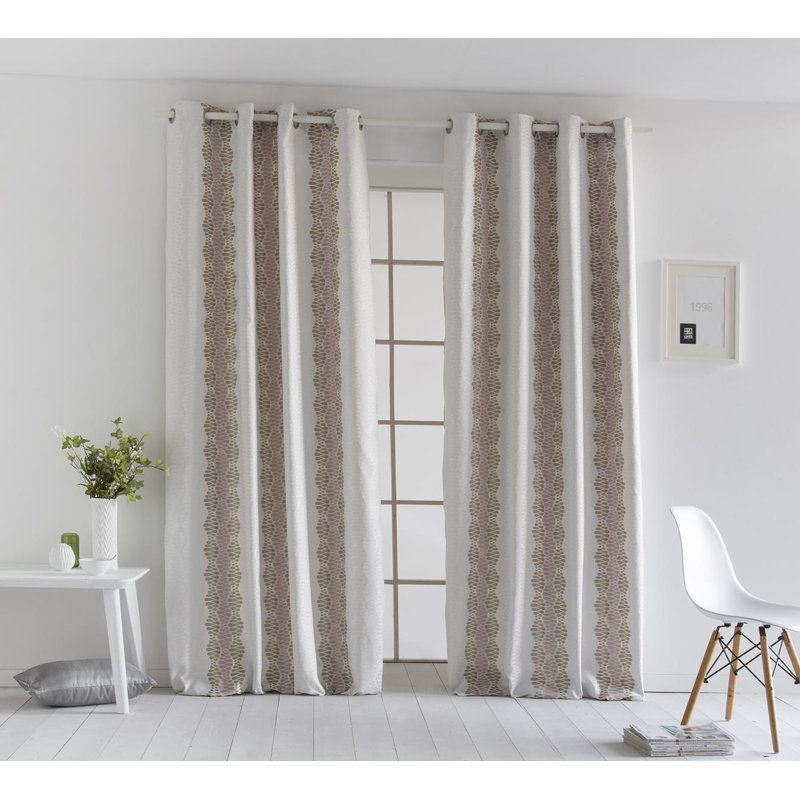 Gillman Room Darkening Curtain Single Panel, Width 200 x Drop 260cm, Green
