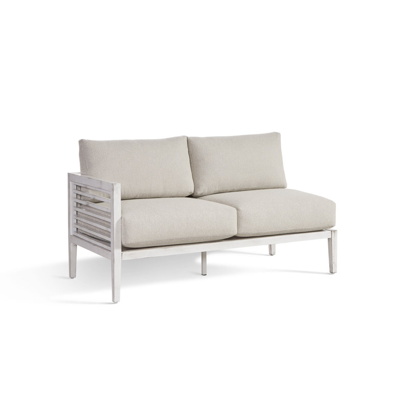 Canapé modulaire avec coussins Torland, Argent coulé Sunbrella®
