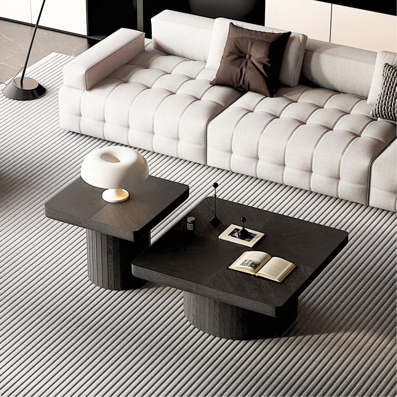 Ensemble de tables basses Modern Modern, Black