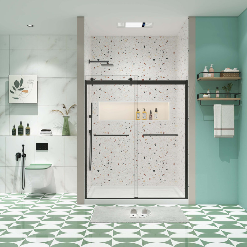 Portes de douche, Noir, noir, noir, noir