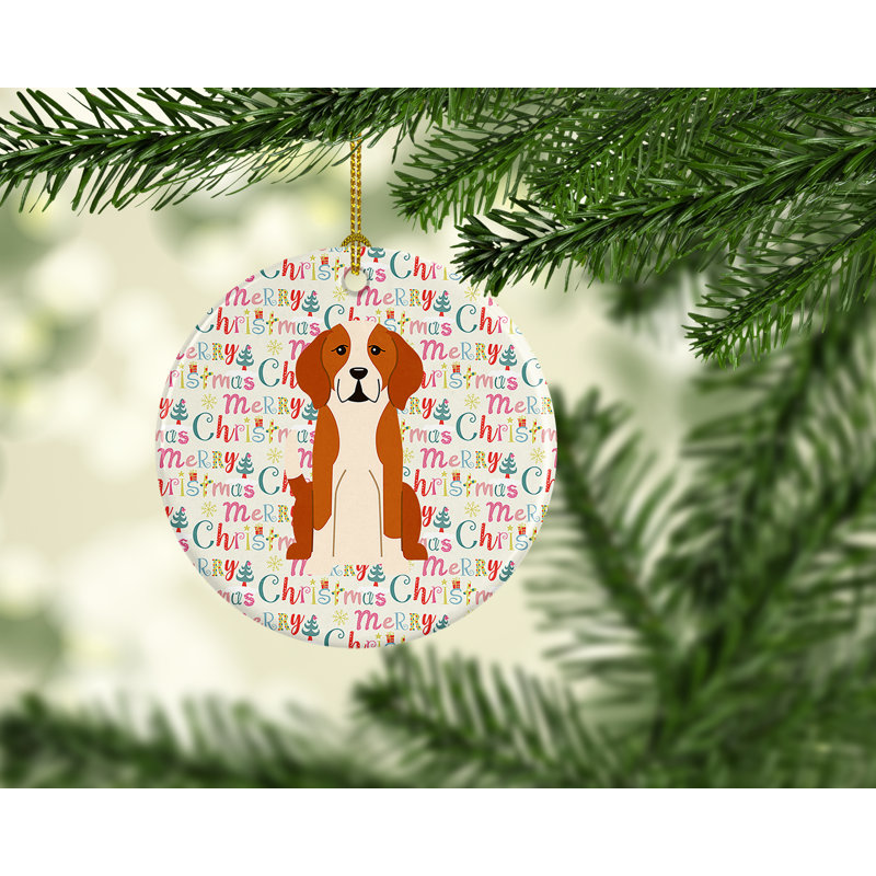 Ornement suspendu Merry Christmas