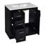 Plattville 30'' Bathroom Single Vanity with Ceramic Sink ,Bathroom Storage Cabinet, Freestanding Style-1411440693