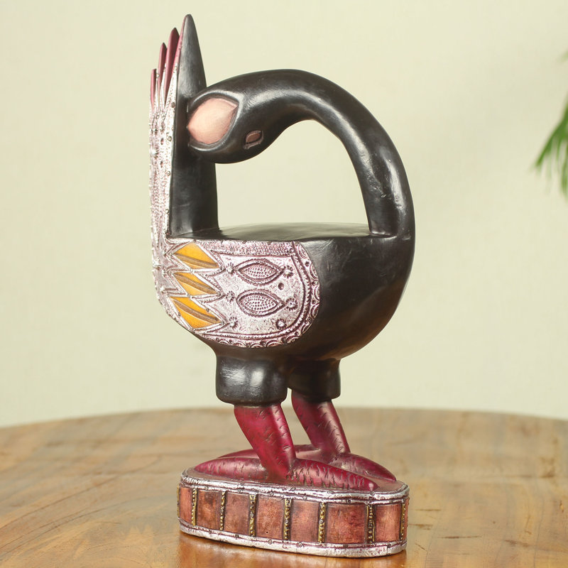 Fair Trade Sankofa Bird Wood Sculpture