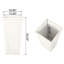 Pot à fleurs - Oxyde de magnésium blanc antique pour la décoration extérieure. 15,71 po P x P 29,97 po, jardins de 26,85 lb. 15,71 po de profondeur, largeur, 29,97 po de hauteur, lb Poids