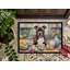 Paillasson de décoration Staffordshire Bull Terrier de Pâques-112770673