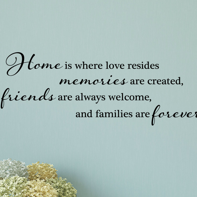 Text & Numbers Wall Decal