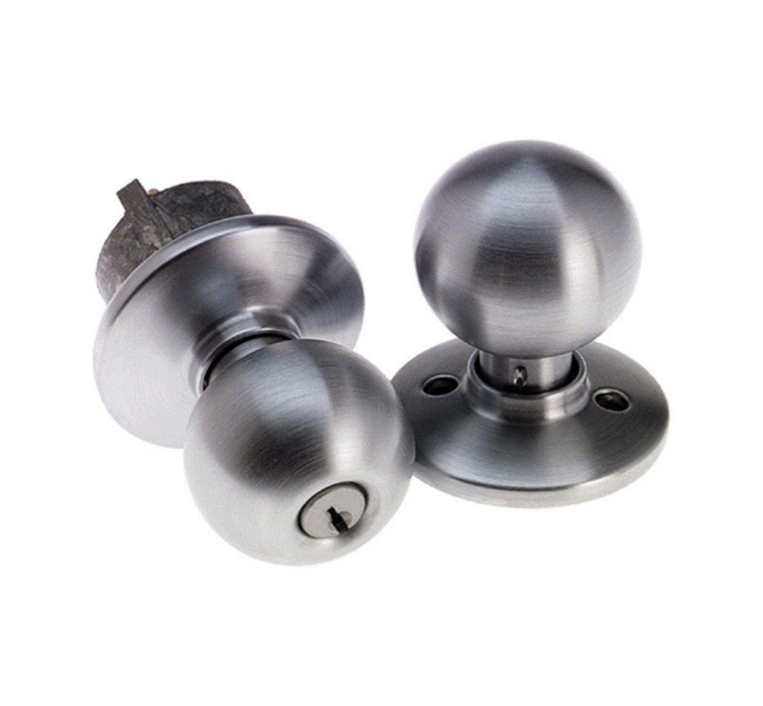 Schlage Orbit Satin Chrome Steel Storeroom Lockset ANSI Grade 2 1-3/4 in. Schlage