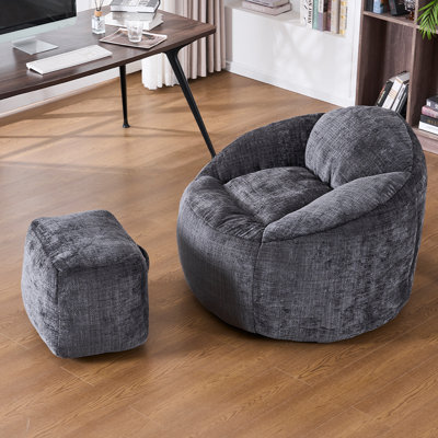 Foam Bean Bag Chairs for Adults/Teens with Filling,Bean Bag Lazy Sofa with Ultra Soft Cover, Bean Bag,Indoor & Outdoor by Trule