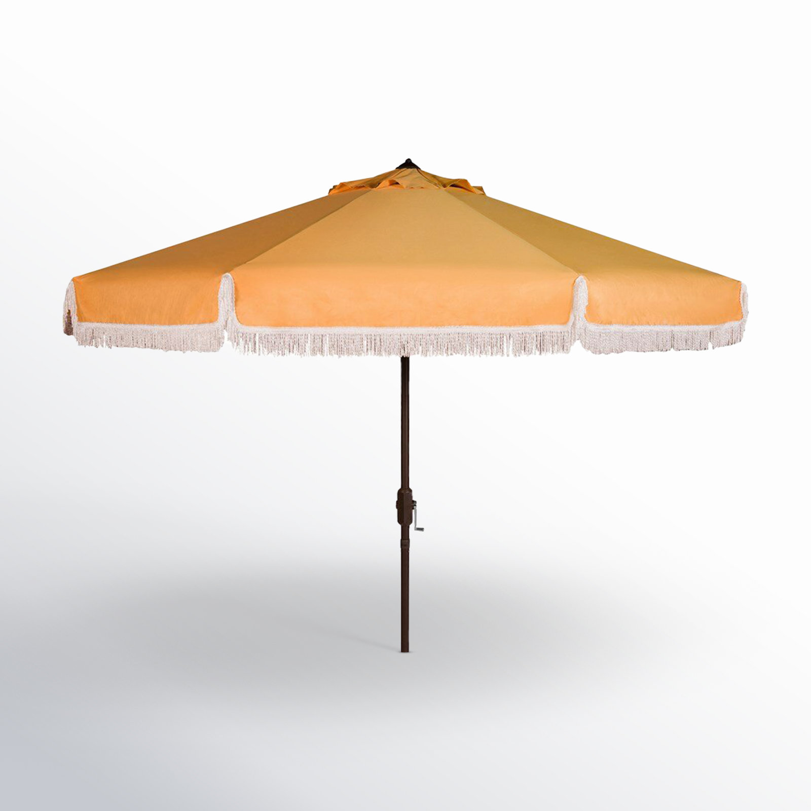Argentina 100.79'' Outdoor Umbrella, Yellow/White