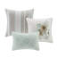 Ensemble de courtepointe en coton de 6 pièces avec coussins décoratifs Willa-19305502-19305499