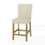 Tabouret de bar contemporain capitonné à boutons de 26 pouces-118615485