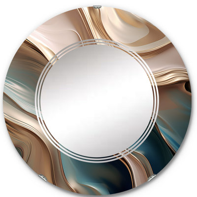 Uleena - Miroir mural moderne rond