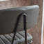 Ensemble de 2 tabourets de bar, chaises à hauteur de comptoir avec structure en métal-109108780