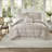 Luxurious 7-piece Polyester Bedding Set, Jacquard Style For Home