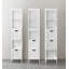 Solid Wood Freestanding Linen Cabinet