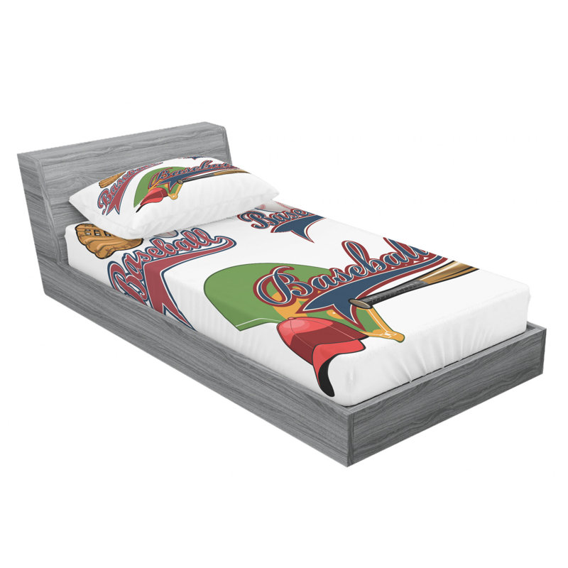 Microfiber Sheet Set, Twin Sheet Set with Fitted Sheet