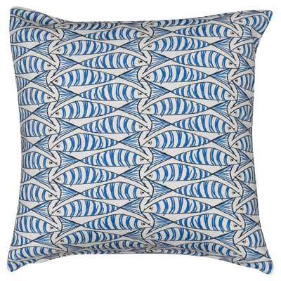 Animal Print Blue Cushion