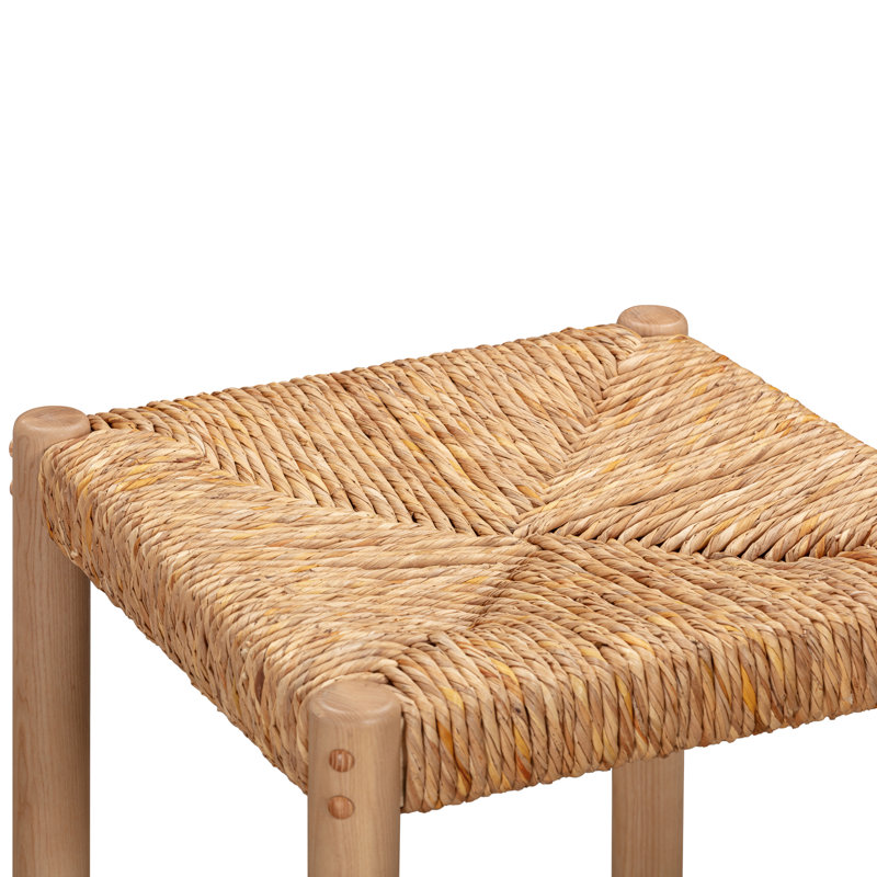 Nadia Bar Stool with Solid Wood Frame