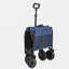 Convertible Foldable Utility Trolley With Bench Seat And Dog Leash