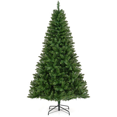 Arbre de Noël artificiel 7 pi avec 990 branches, 1000 lumières DEL blanc chaud