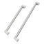 ZLINE 30 in. Built-In Refrigerator Helix Handles (Set of 2) in Stainless Steel-2139188829