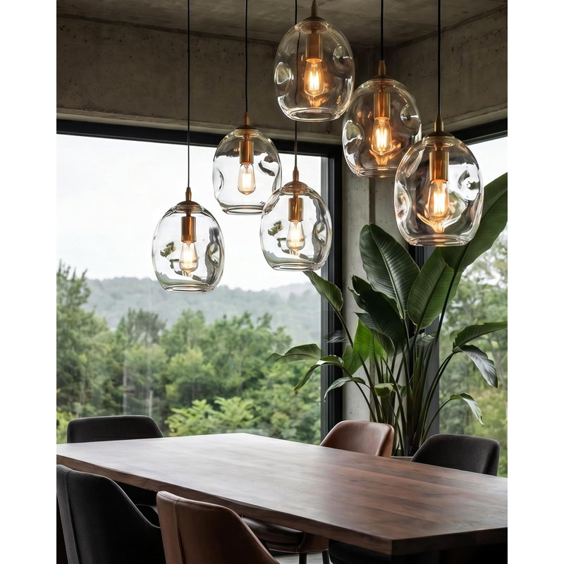 Luminaire suspendu pour îlot de cuisine 2 pièces moderne