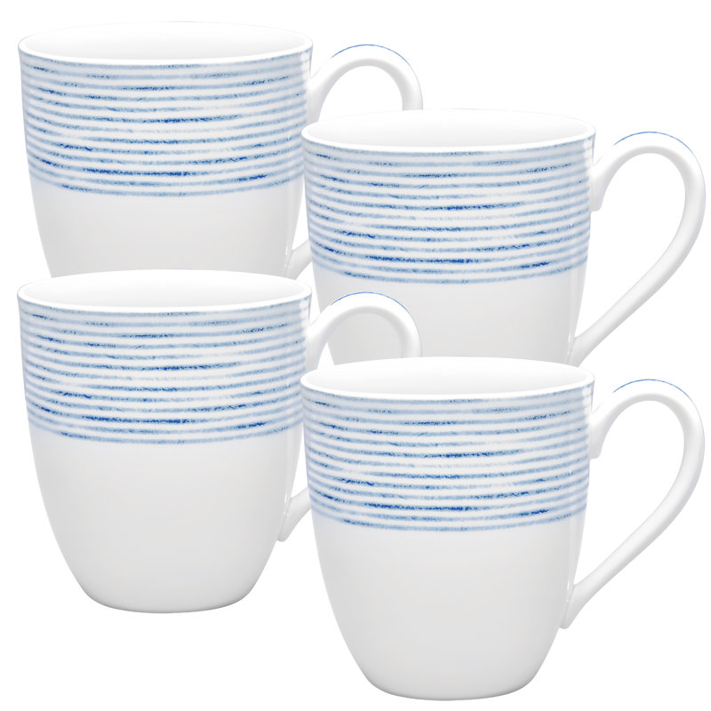 Noritake Hammock Mugs, 15 oz., Blue