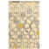 Tapis beige / gris en laine touffeté à la main à motif géométrique Winona