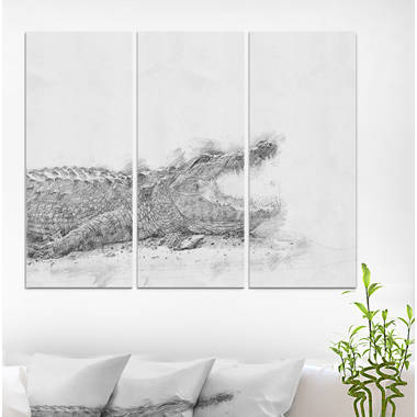 Bless international Sacral Bone Double View On Canvas 3 Pieces Print