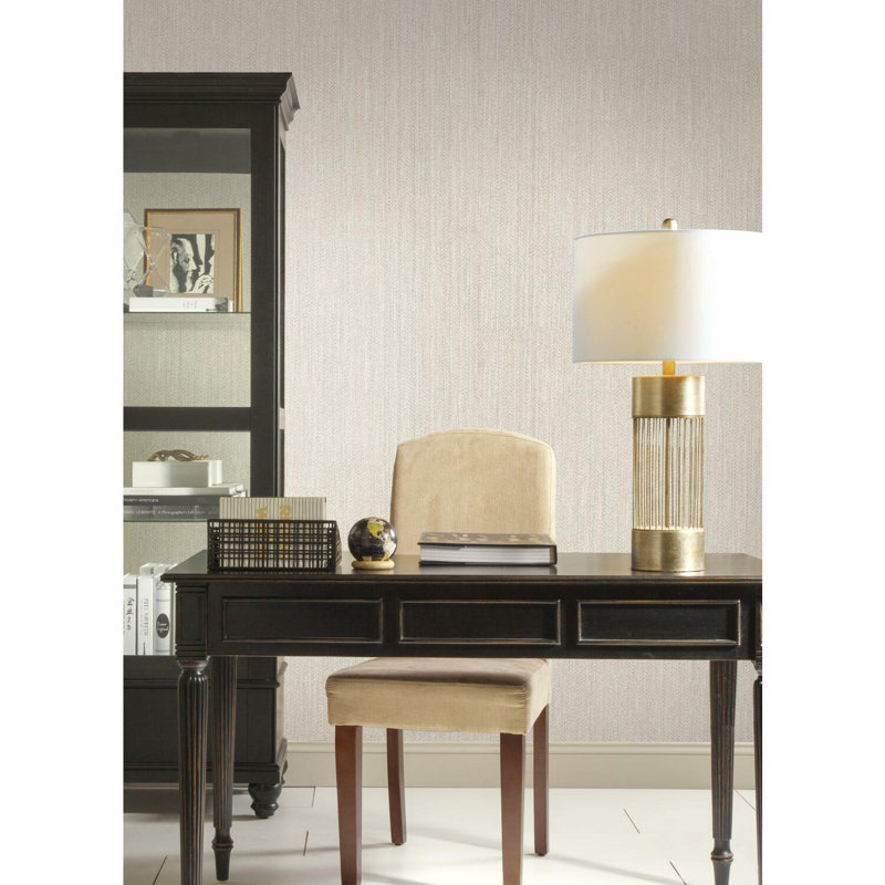 Chevron Channel Wallpaper, White