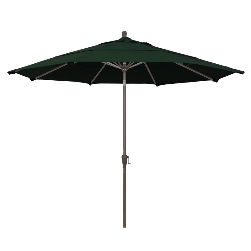 Parasol de marché 11 pi Austan, Toile verte Pacifica