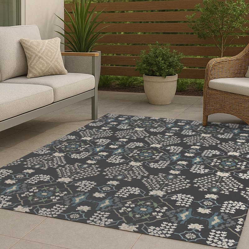 Tilly Non Slip Outdoor Rug, Rectangle 2' x 3'