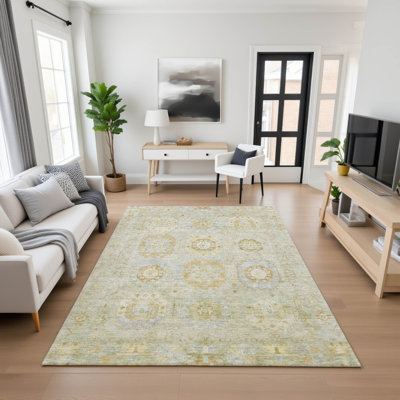Premium Machine Washable Mayfield AMF2227 Panel Rug
