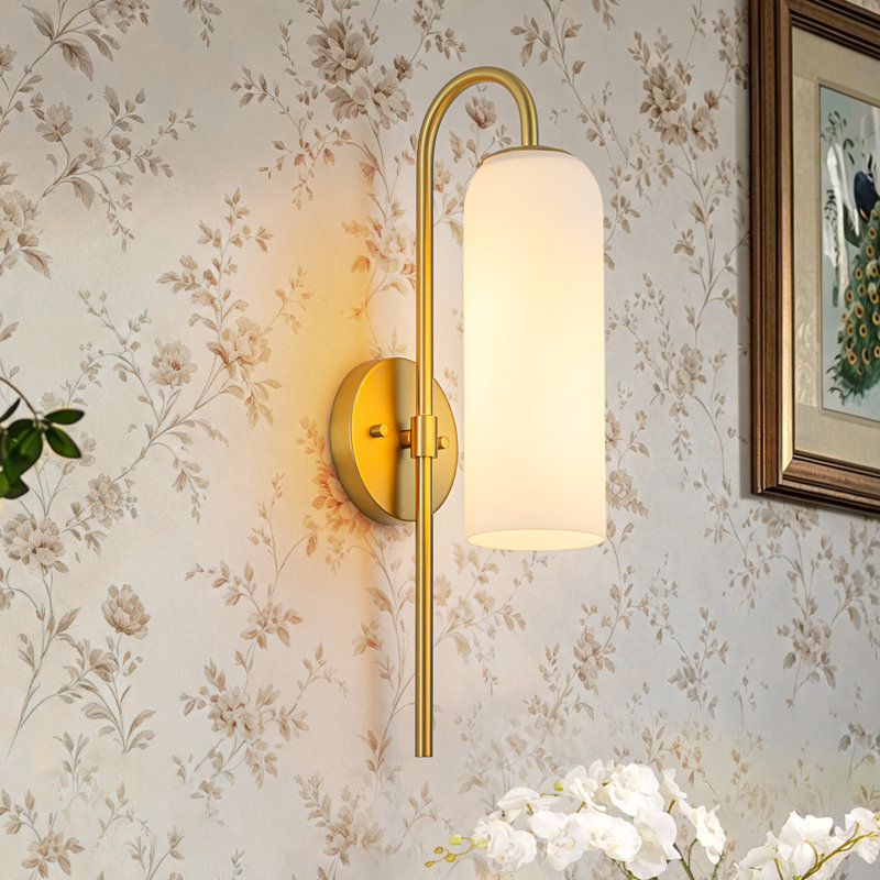 Dimmable Armed Wall Sconce
